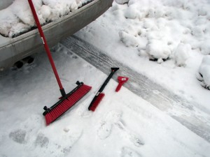 Which snow scraping implement is from Alabama? Which two implements are from Wisconsin? I'll give you a hint - which one looks totally inadequate to scrape a foot of snow off the windshield and hood of a car?