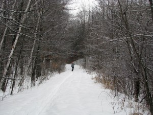 Skiing with Dale and Molly