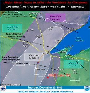 Our snowy forecast for Christmas