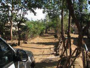 A main street in Gracias a Dios