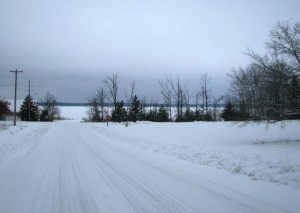 Beautiful shell lake - over 3 miles across. I am hoping to bike across it tomorrow or Tuesday