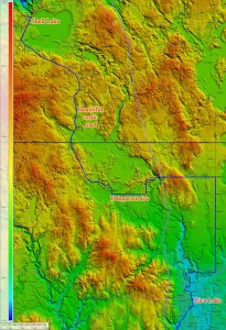 TopoCreator route - Shell Lake to Rice Lake