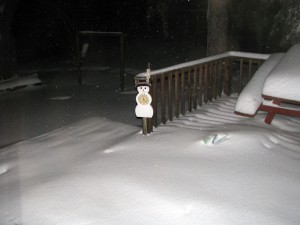 Dec 25 2AM - peak snow accumulation