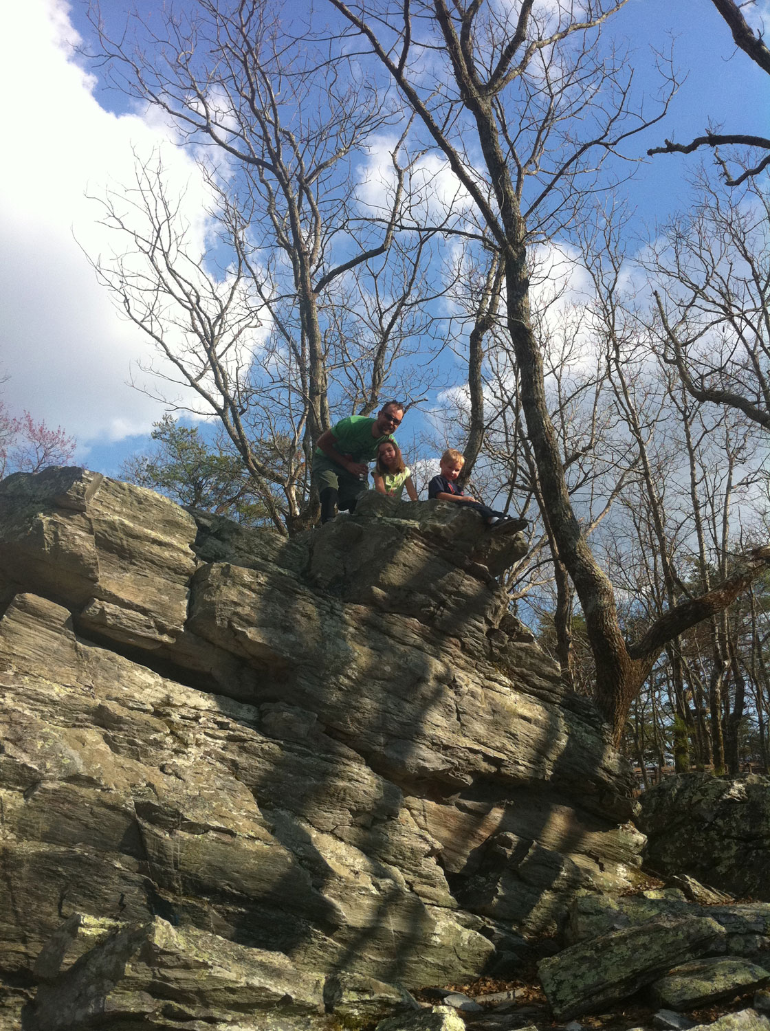 Rock climbing buddies