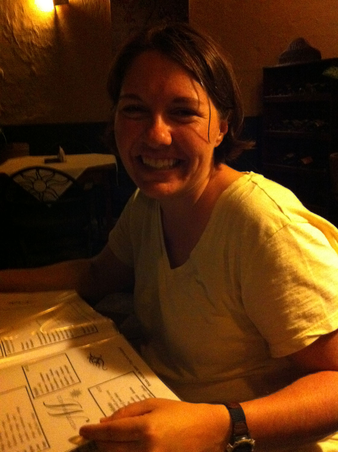After long day of meetings, it was great to relax with Kristine on a date at Meditarenio