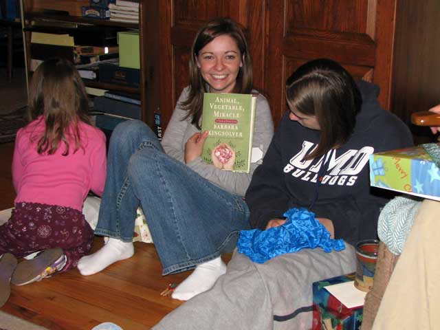 Aunt Anna with her new book