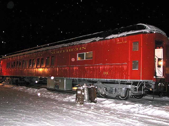 the dining car