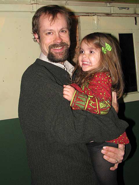 dancing with her daddy